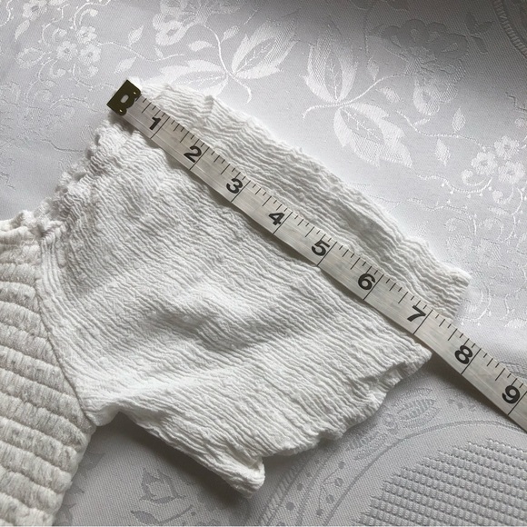 Art Class White Flare Dress Girls Size S(6-6X) Short Sleeves Elastic Knee/High - Picture 9 of 16